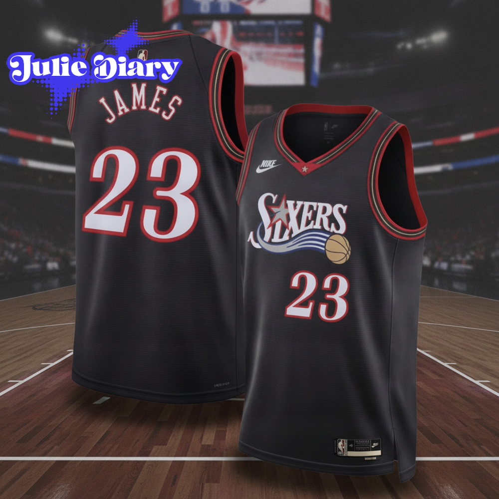Philadelphia 76ers LeBron James #23 Basketball Jersey Philadelphia 76ers LeBron James #23 Basketball Jersey