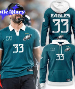 Philadelphia Eagles 1933 Founding Year Soccer-Inspired Special Hoodie