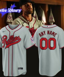 Philadelphia Phillies 2026 MLB at Field of Dreams Game Custom Name Baseball Jersey