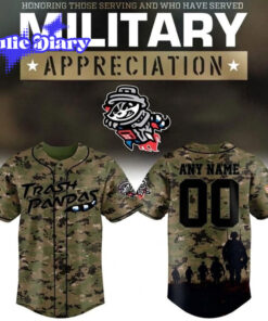 Rocket City Trash Pandas Military Appreciation Night Always Remember Jersey