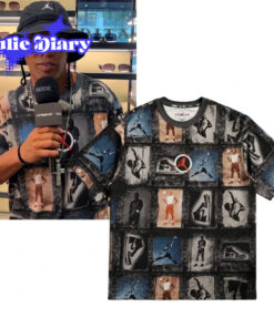 Ronaldinho Jordan Brand Photo Collage Shirt