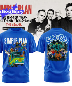 Simple Plan The Bigger Than You Think Tour 2026 T-Shirt Simple Plan The Bigger Than You Think Tour 2026 T-Shirt