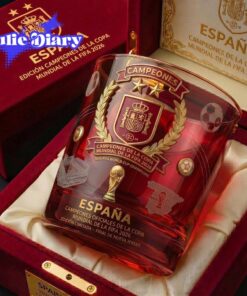 Spain 2026 World Cup Champions Whiskey Glass
