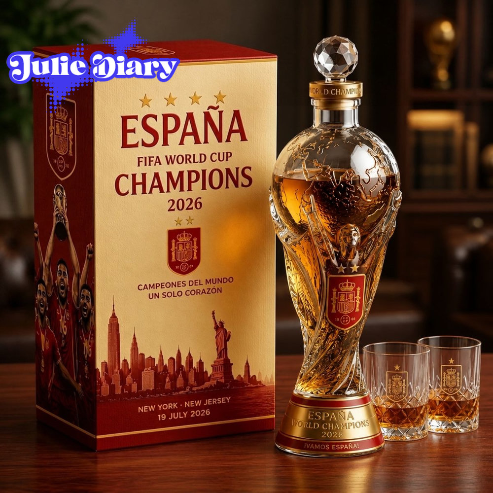 Spain World Cup 2026 Champions Limited Edition Whiskey Bottle Spain World Cup 2026 Champions Limited Edition Whiskey Bottle