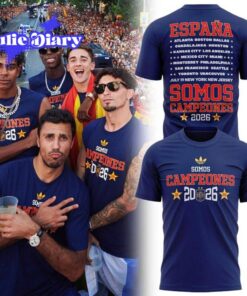 Spain World Cup 2026 Champions Navy Blue T-Shirt