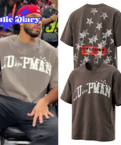 Tatum at WNBA All-Star In1House Jumpman Star Shirt