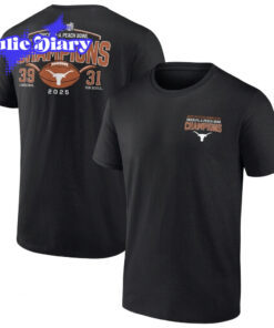 Texas Longhorns Football 2025 Peach Bowl Champions T-Shirt
