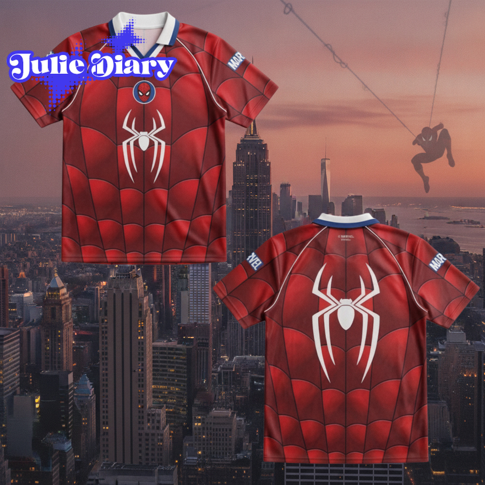 Tom Holland x Joselu Spider-Man V-Neck Football Jersey Tom Holland x Joselu Spider-Man V-Neck Football Jersey