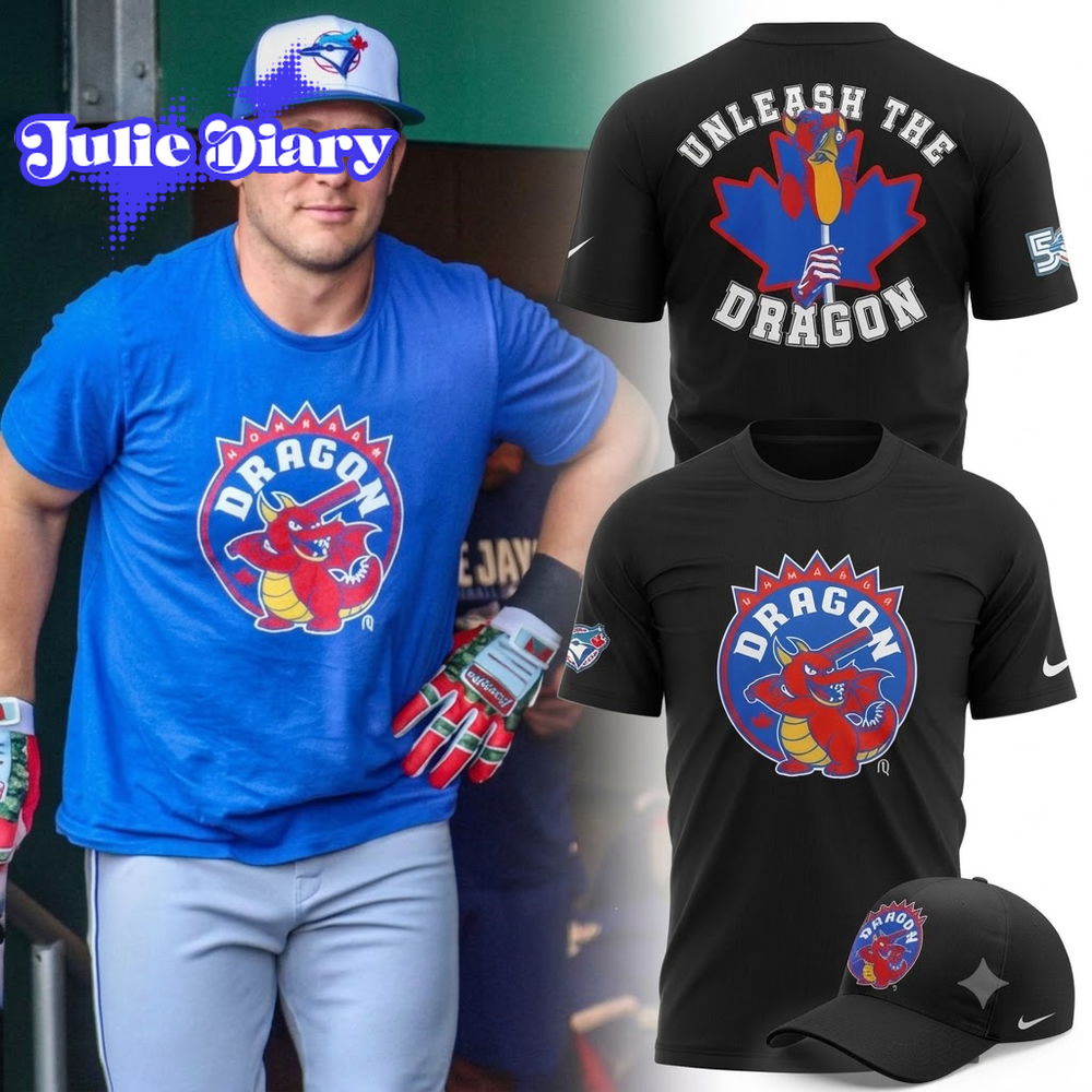 Toronto Blue Jays 2026 Unleash The Homerun Dragon Hoodie & Tee Toronto Blue Jays 2026 Unleash The Homerun Dragon Hoodie & Tee