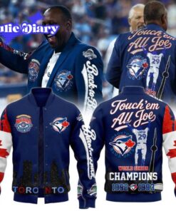 Toronto Blue Jays “Touch ’em all Joe!” Baseball Jacket Toronto Blue Jays “Touch ’em all Joe!” Baseball Jacket