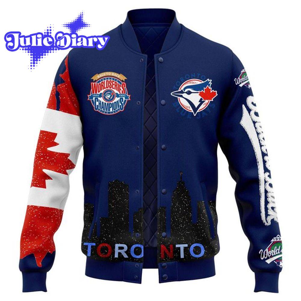 Toronto Blue Jays “Touch ’em all Joe!” Baseball Jacket Toronto Blue Jays “Touch ’em all Joe!” Baseball Jacket