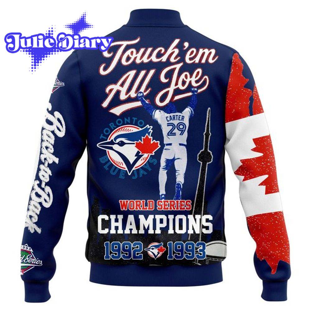 Toronto Blue Jays “Touch ’em all Joe!” Baseball Jacket Toronto Blue Jays “Touch ’em all Joe!” Baseball Jacket