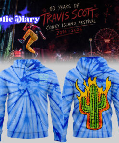 Travis Scott Coney Island Festival Hoodie & Tee Travis Scott Coney Island Festival Hoodie & Tee