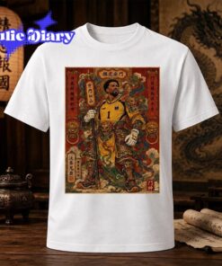 Vozinha Cape Verde Goalkeeper Chinese Door God 2D T-Shirt