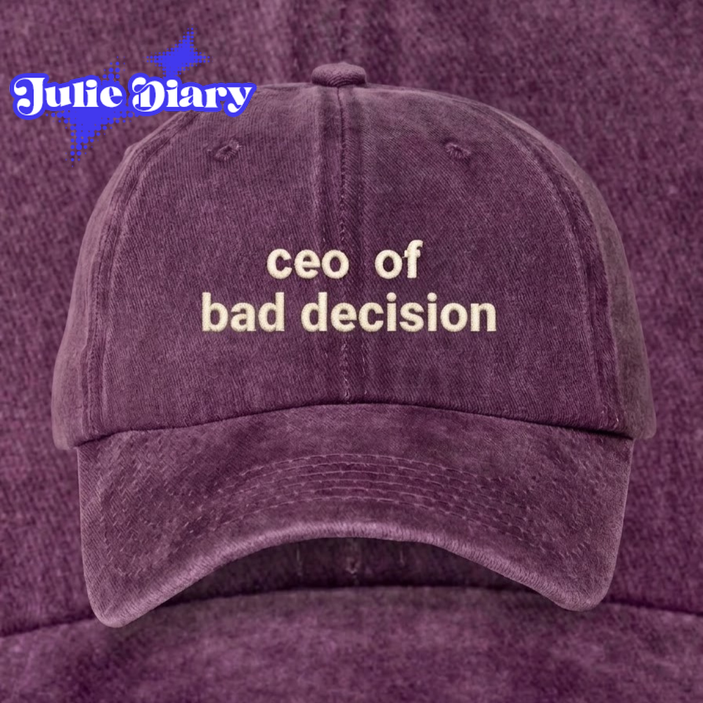 ceo of bad decision Cap ceo of bad decision Cap