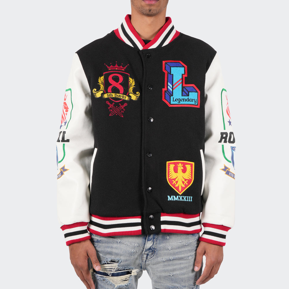 TWO MILL TWENTY Legendary Lion Varsity Jacket TWO MILL TWENTY Legendary Lion Varsity Jacket