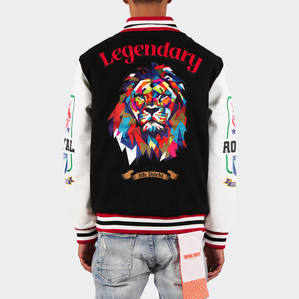 TWO MILL TWENTY Legendary Lion Varsity Jacket TWO MILL TWENTY Legendary Lion Varsity Jacket