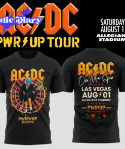 AC/DC PWR UP Tour Las Vegas Allegiant Stadium 2026 Shirt