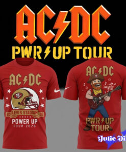AC/DC x San Francisco 49ers Power Up Tour 2026 Shirt