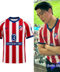ATEEZ Choi San 2026 Coupang Play Series Atletico Madrid Soccer Jersey
