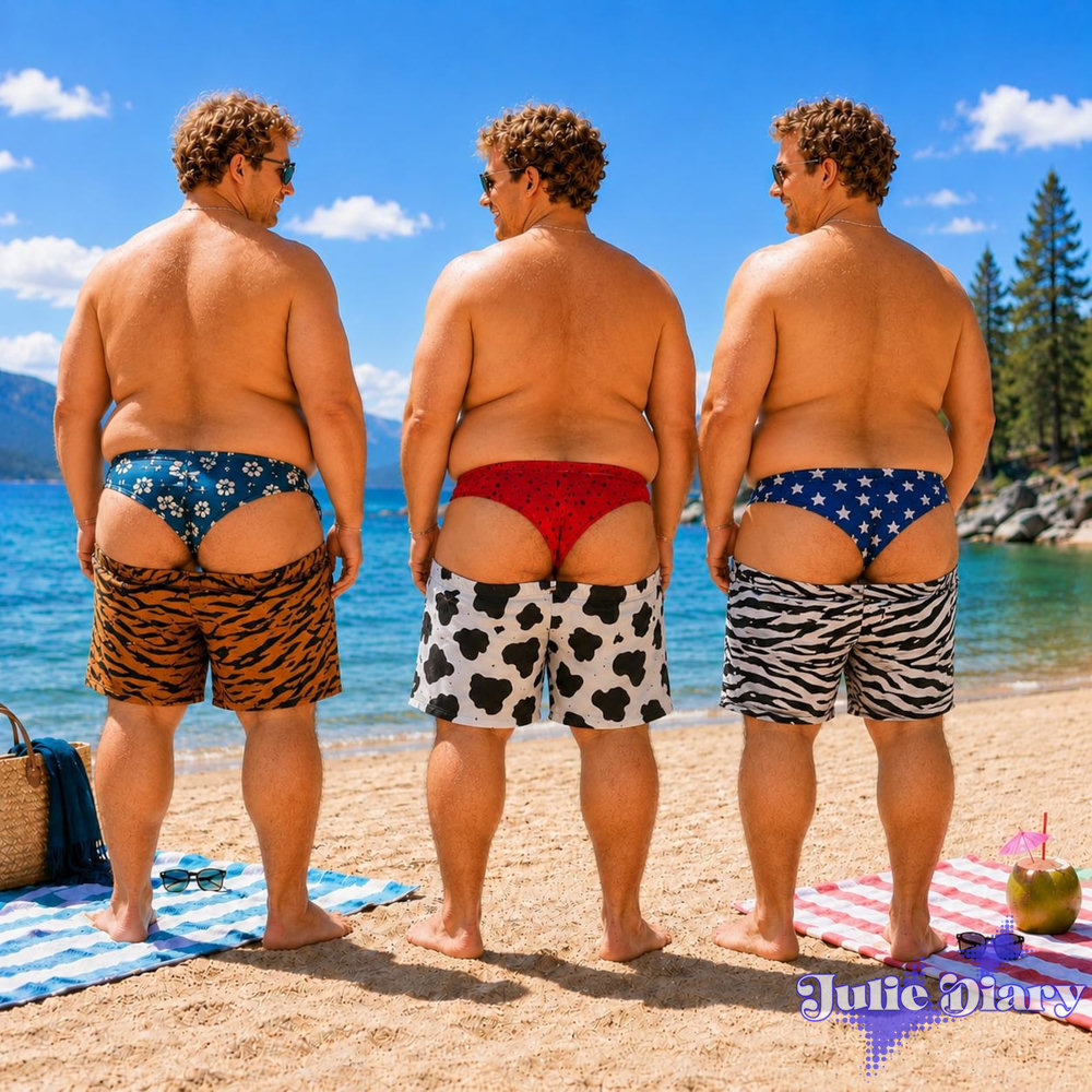American Flag Print Swim Trunks – Funny Brief Beach Shorts American Flag Print Swim Trunks – Funny Brief Beach Shorts