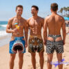 Leather Jockstrap Swim Trunks – Funny Open Back Harness Beach Shorts Leather Jockstrap Swim Trunks – Funny Open Back Harness Beach Shorts