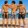 Shark Bite Swim Trunks – Funny Butt Cutout Beach Shorts Shark Bite Swim Trunks – Funny Butt Cutout Beach Shorts