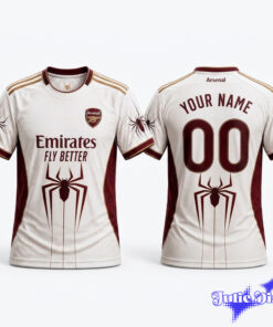 Arsenal x Spider-Man Brand New Day 2026 Soccer Jersey