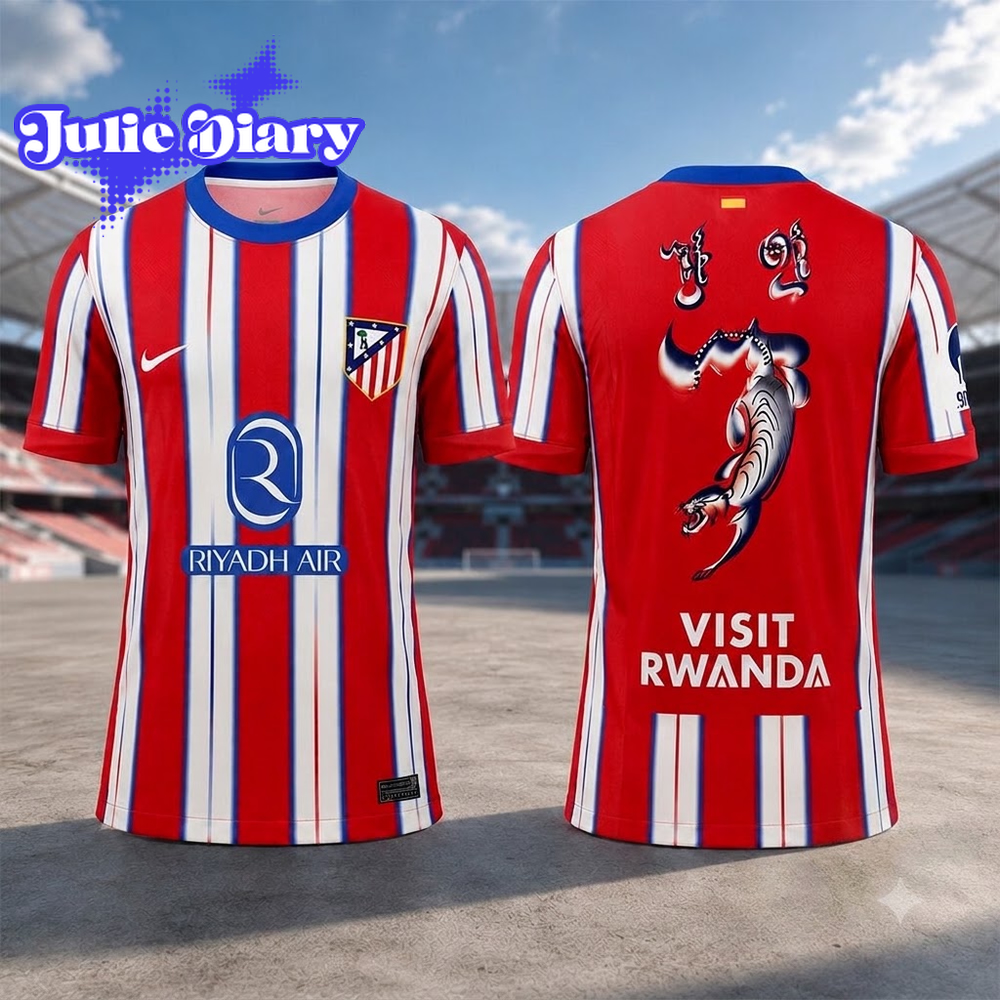 Atletico Madrid Over the Pitch Hyeokpil Special Edition Soccer Jersey Atletico Madrid Over the Pitch Hyeokpil Special Edition Soccer Jersey