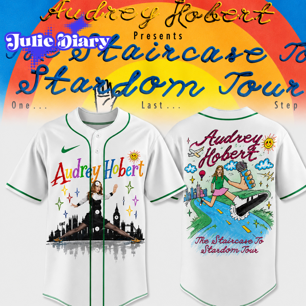 Audrey Hobert – The Staircase to Stardom Tour Baseball Jersey Audrey Hobert – The Staircase to Stardom Tour Baseball Jersey