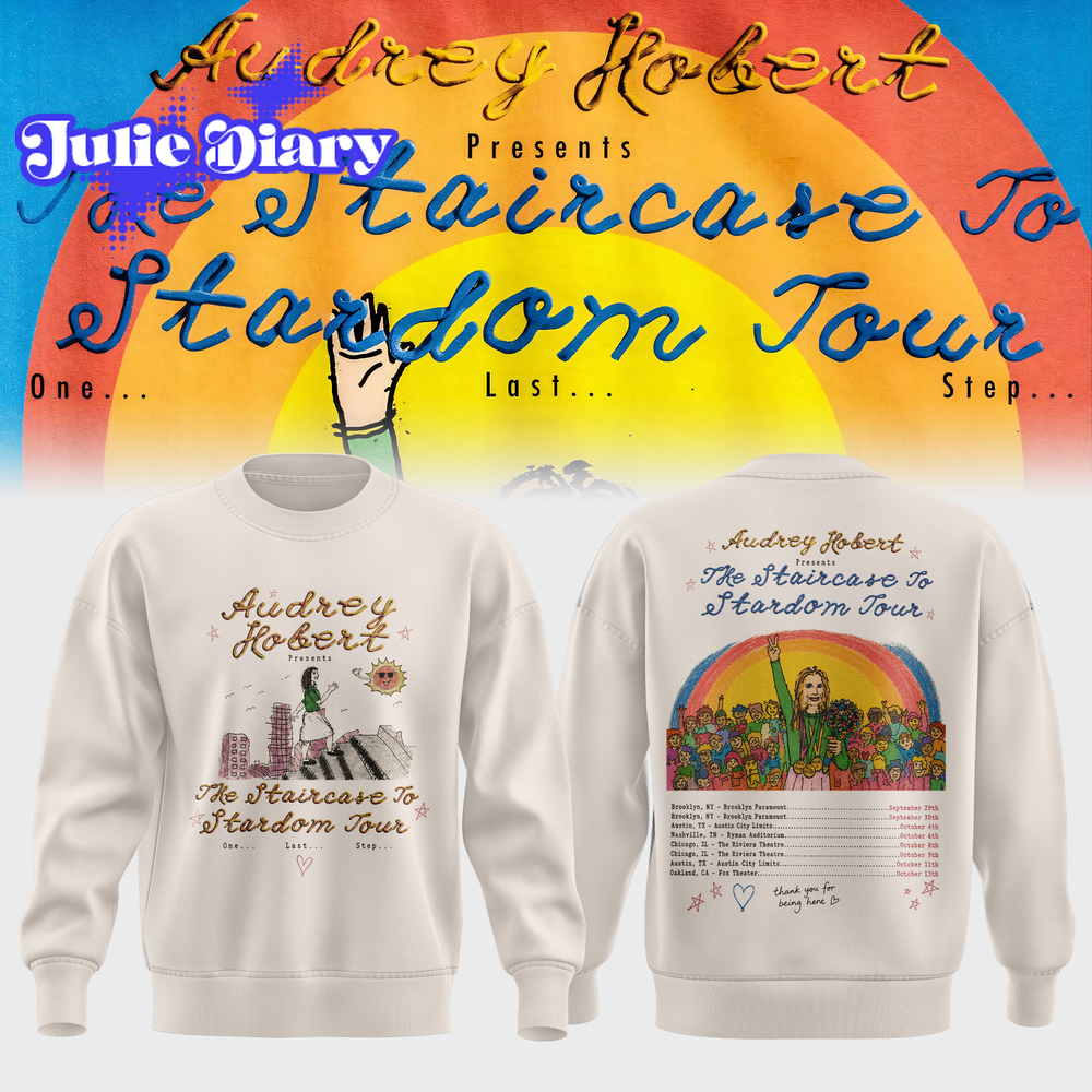 Audrey Hobert – The Staircase to Stardom Tour Hoodie/Sweatshirt/Tee Audrey Hobert – The Staircase to Stardom Tour Hoodie/Sweatshirt/Tee
