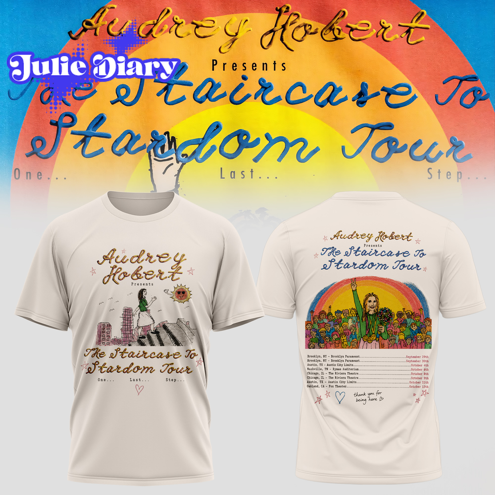 Audrey Hobert – The Staircase to Stardom Tour Hoodie/Sweatshirt/Tee Audrey Hobert – The Staircase to Stardom Tour Hoodie/Sweatshirt/Tee