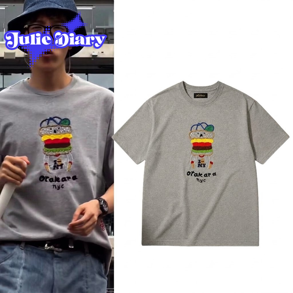BTS J-Hope East Rutherford Day 2 Otakaraya NYC Burger Boy 2D Shirt BTS J-Hope East Rutherford Day 2 Otakaraya NYC Burger Boy 2D Shirt