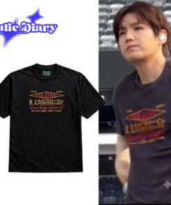 BTS Suga Ralph Lauren Sporting Apparel 2D Shirt