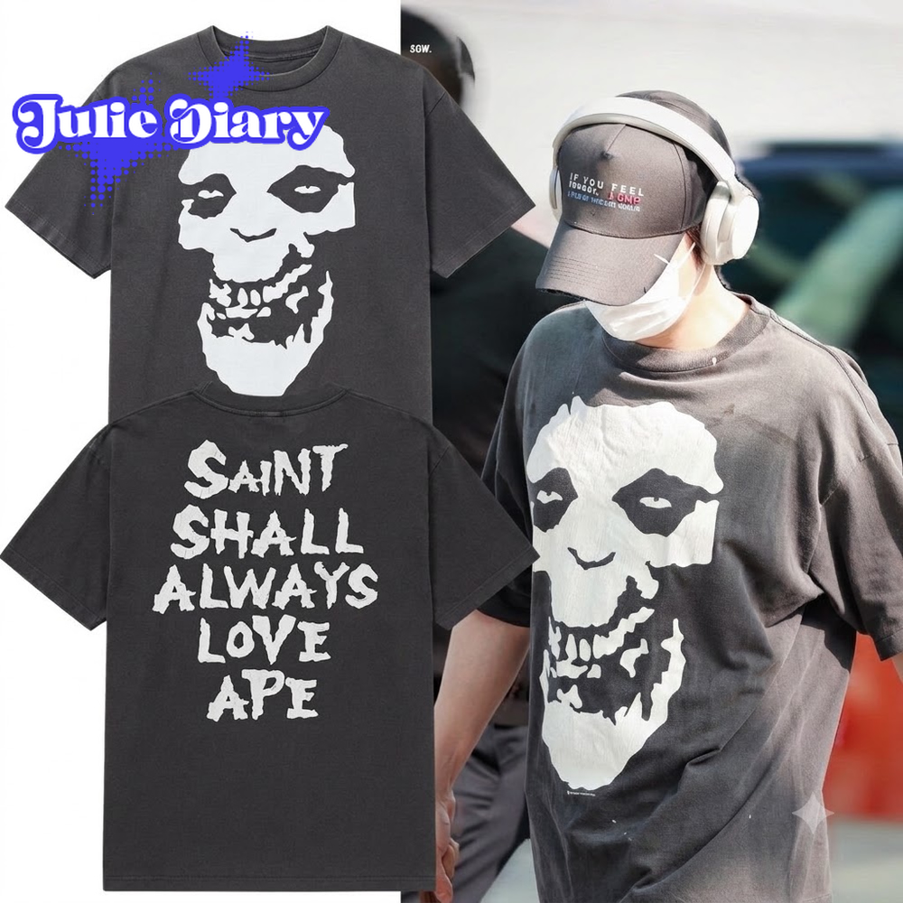 BTS Suga Saint Michael X Bape Shirt BTS Suga Saint Michael X Bape Shirt