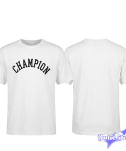 BTS V Champion White Graphic 2D T-Shirt