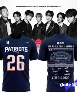 BTS x New England Patriots World Tour 2026 Shirt BTS x New England Patriots World Tour 2026 Shirt