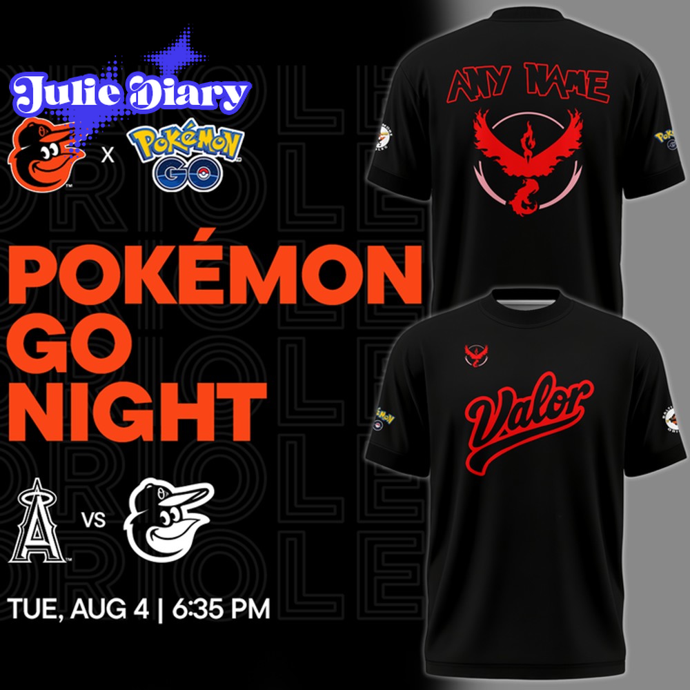 Baltimore Orioles x Pok3mon GO Team 2026 Special Shirt Baltimore Orioles x Pok3mon GO Team 2026 Special Shirt