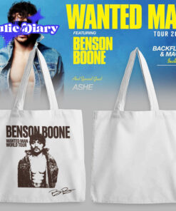 Benson Boone Wanted Man signed Tote bag