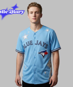 Blue Jays Davis Schneider Stars Baseball Jersey
