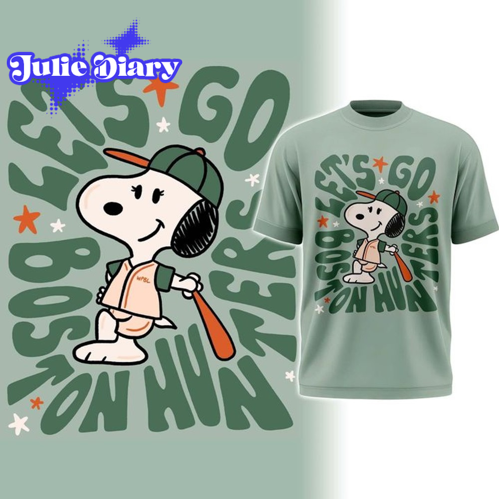 Boston Hunters WPBL x Snoopy 2026 Special Shirt Boston Hunters WPBL x Snoopy 2026 Special Shirt