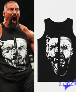 Bron Breakker Split Face Tank Top Shirt Bron Breakker Split Face Tank Top Shirt