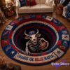 Baltimore Ravens 2026 Halloween Quilted Round Rug Baltimore Ravens 2026 Halloween Quilted Round Rug