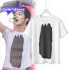 CORTIS Keonho COMME des GARÇONS Abstract Paint Stroke 2D T-Shirt