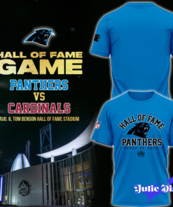 Carolina Panthers – Hall of Fame Game 2026 One Side Printed Hoodie & Tee Carolina Panthers – Hall of Fame Game 2026 One Side Printed Hoodie & Tee