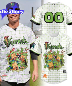 Cedar Rapids Kernels 2026 TMNT Specialty Baseball Jersey Cedar Rapids Kernels 2026 TMNT Specialty Baseball Jersey