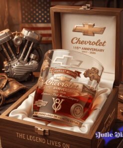 Chevrolet Motors 115th Anniversary 1911-2026 Whiskey Glass