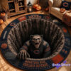 Cincinnati Bengals 2026 Halloween Quilted Round Rug Cincinnati Bengals 2026 Halloween Quilted Round Rug