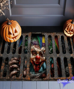 Clown under sewer Halloween Doormat Clown under sewer Halloween Doormat