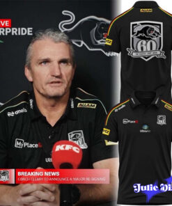Coach Ivan Cleary Penrith Panthers 60 Seasons 1967–2026 Anniversary Polo